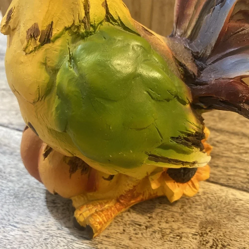 Vintage Rooster, Colorful, Resin Figurine Country Decor Farmhouse Figuring